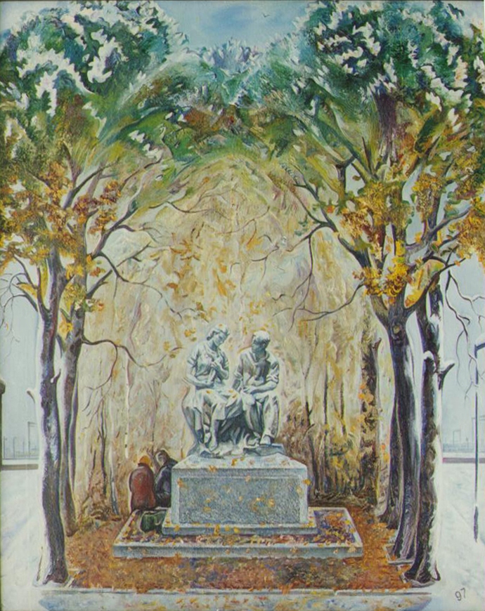 «Двоє». 1997. Полотно, олія